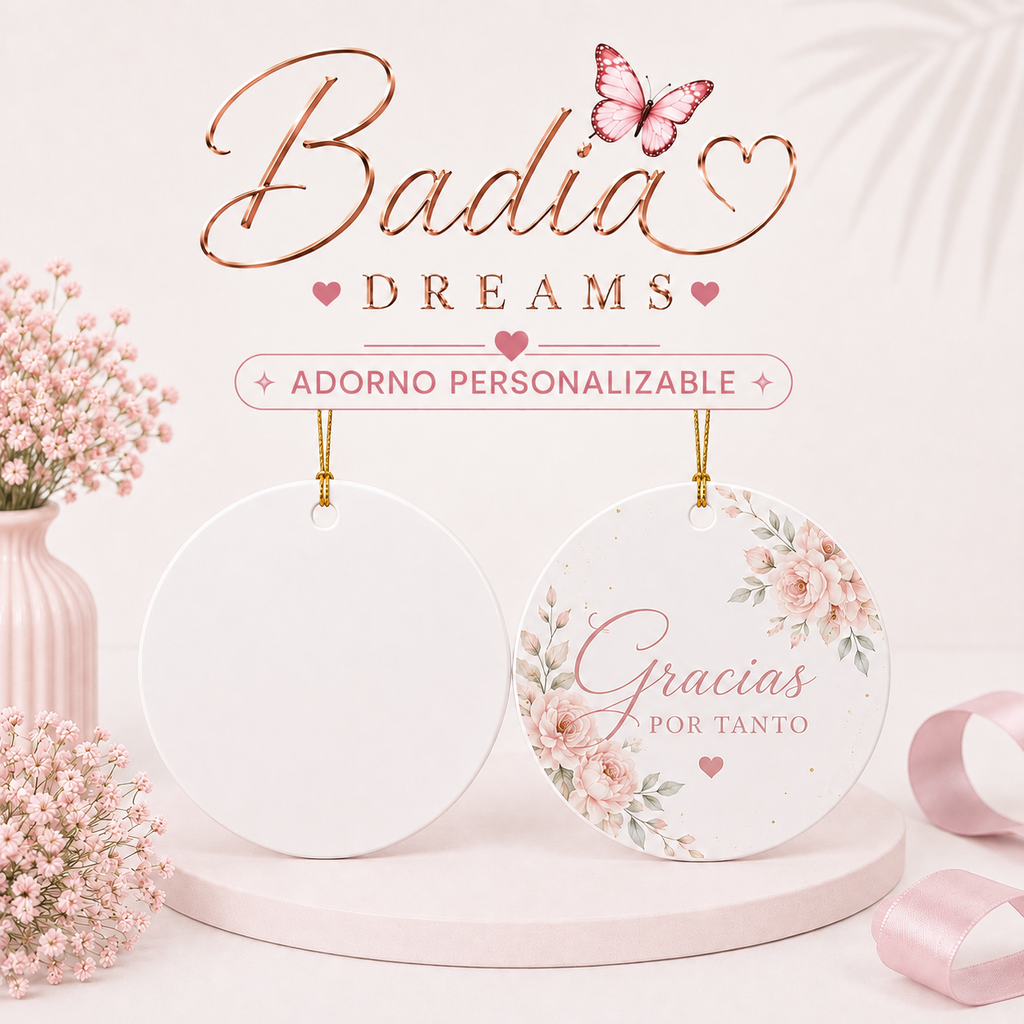 ✨Adorno Porcelana Personalizado✨