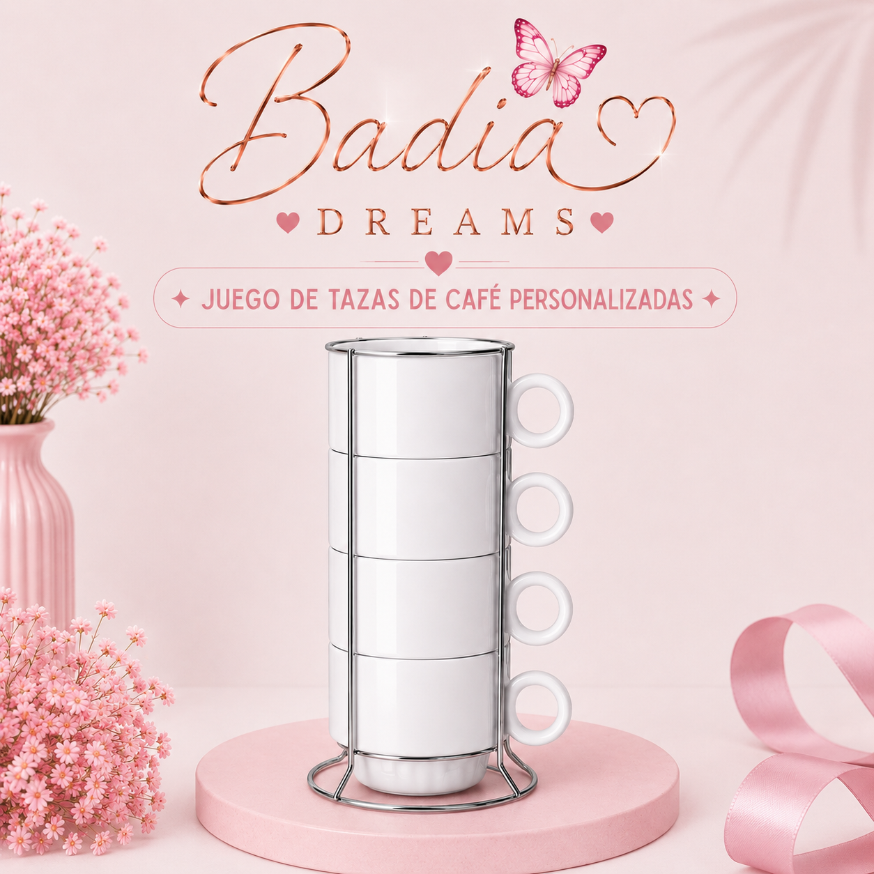 ✨Juego de 4 tazas Personalizadas✨
