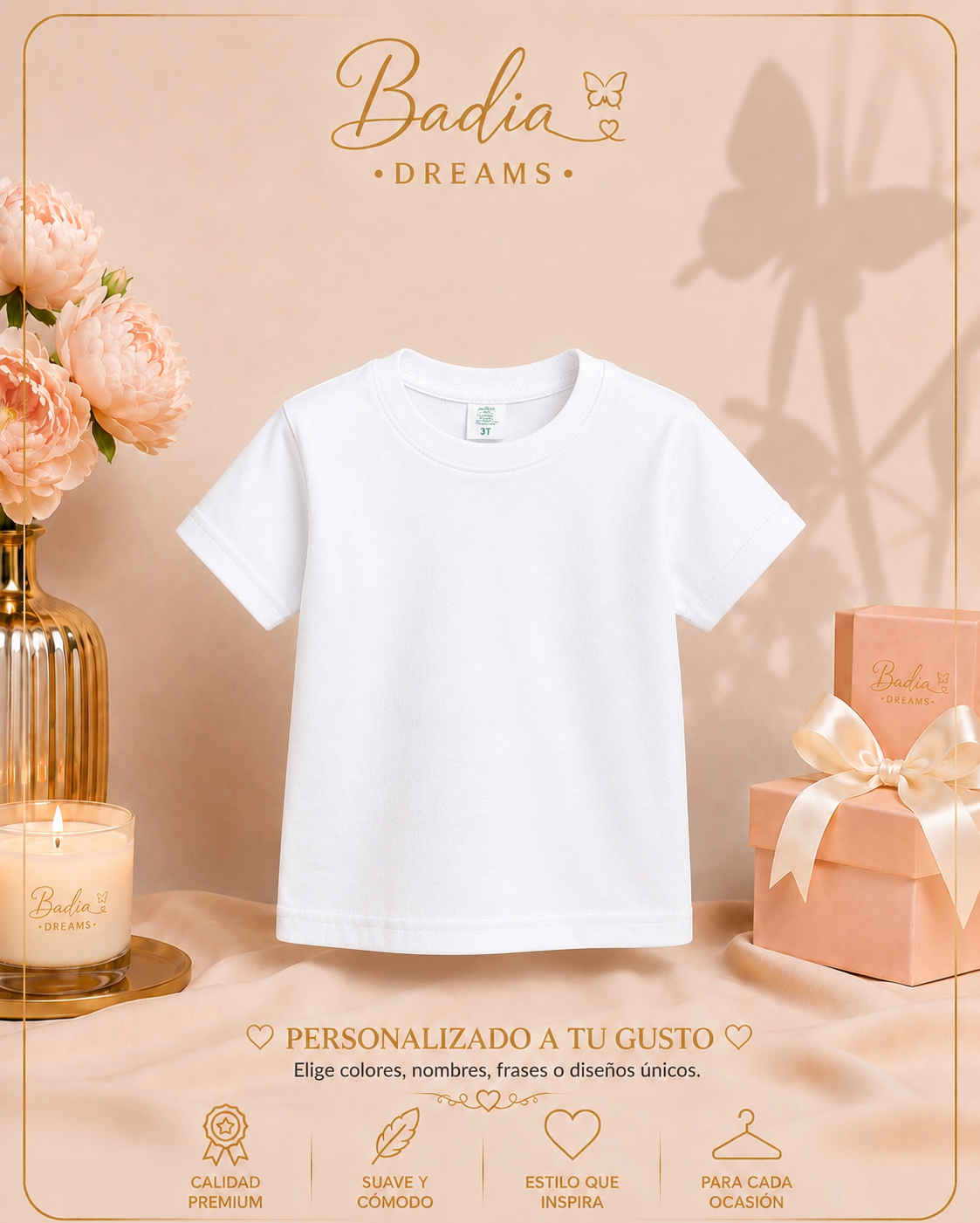✨T-Shirt Infantil Personalizable ✨